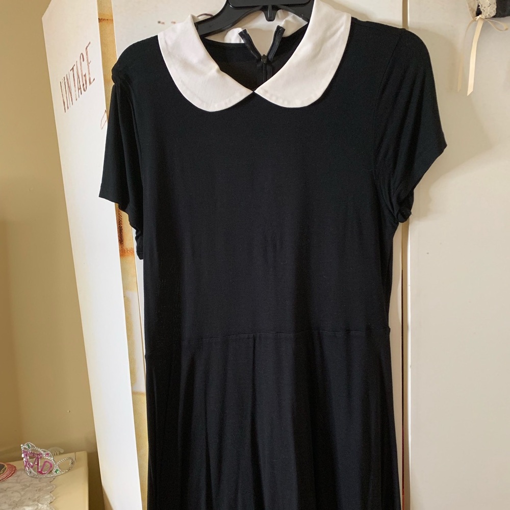 Wednesday Addams Inspired Black Dress